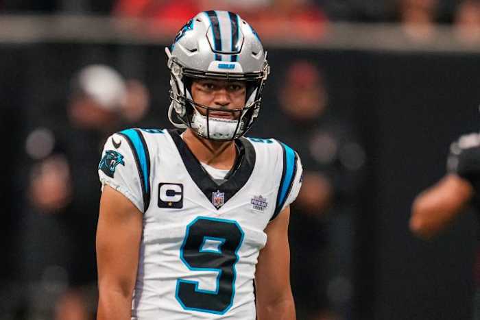 Carolina Panthers quarterback Bryce Young